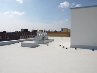Hydroizolace plochých střech včetně jejich zateplení
